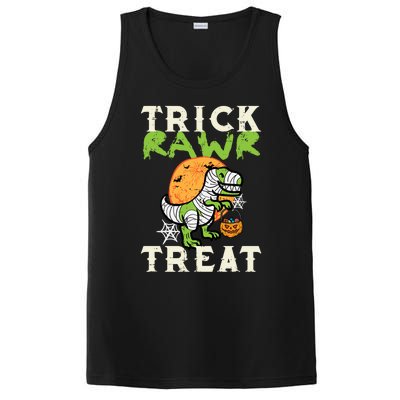 Halloween Trick Rawr Treat Dino Trex Costume Cool Gift PosiCharge Competitor Tank