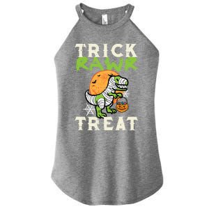 Halloween Trick Rawr Treat Dino Trex Costume Cool Gift Women's Perfect Tri Rocker Tank