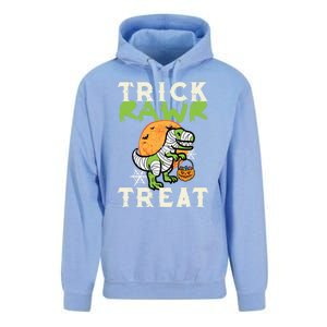 Halloween Trick Rawr Treat Dino Trex Costume Cool Gift Unisex Surf Hoodie