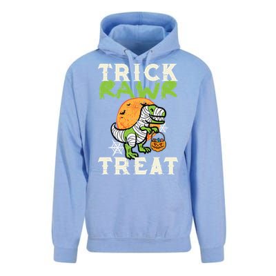 Halloween Trick Rawr Treat Dino Trex Costume Cool Gift Unisex Surf Hoodie