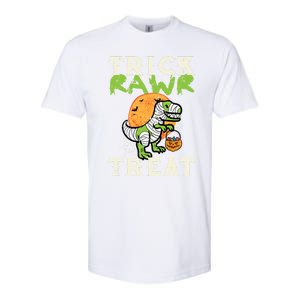 Halloween Trick Rawr Treat Dino Trex Costume Cool Gift Softstyle CVC T-Shirt