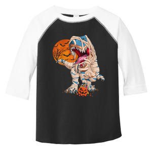 Halloween T Rex For Boy Dinosaur T Rex Mummy Pumpkin Toddler Fine Jersey T-Shirt