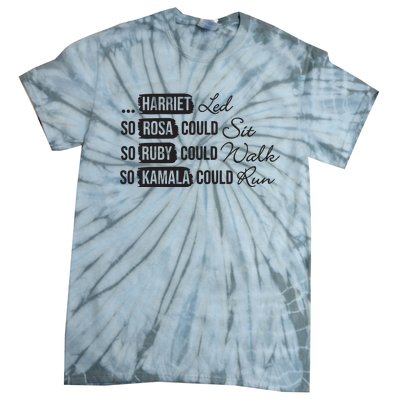 Harriet Tubman Rosa Parks Ruby Bridges Kamala Harris Tie-Dye T-Shirt