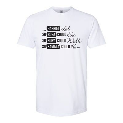 Harriet Tubman Rosa Parks Ruby Bridges Kamala Harris Softstyle CVC T-Shirt