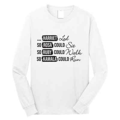 Harriet Tubman Rosa Parks Ruby Bridges Kamala Harris Long Sleeve Shirt
