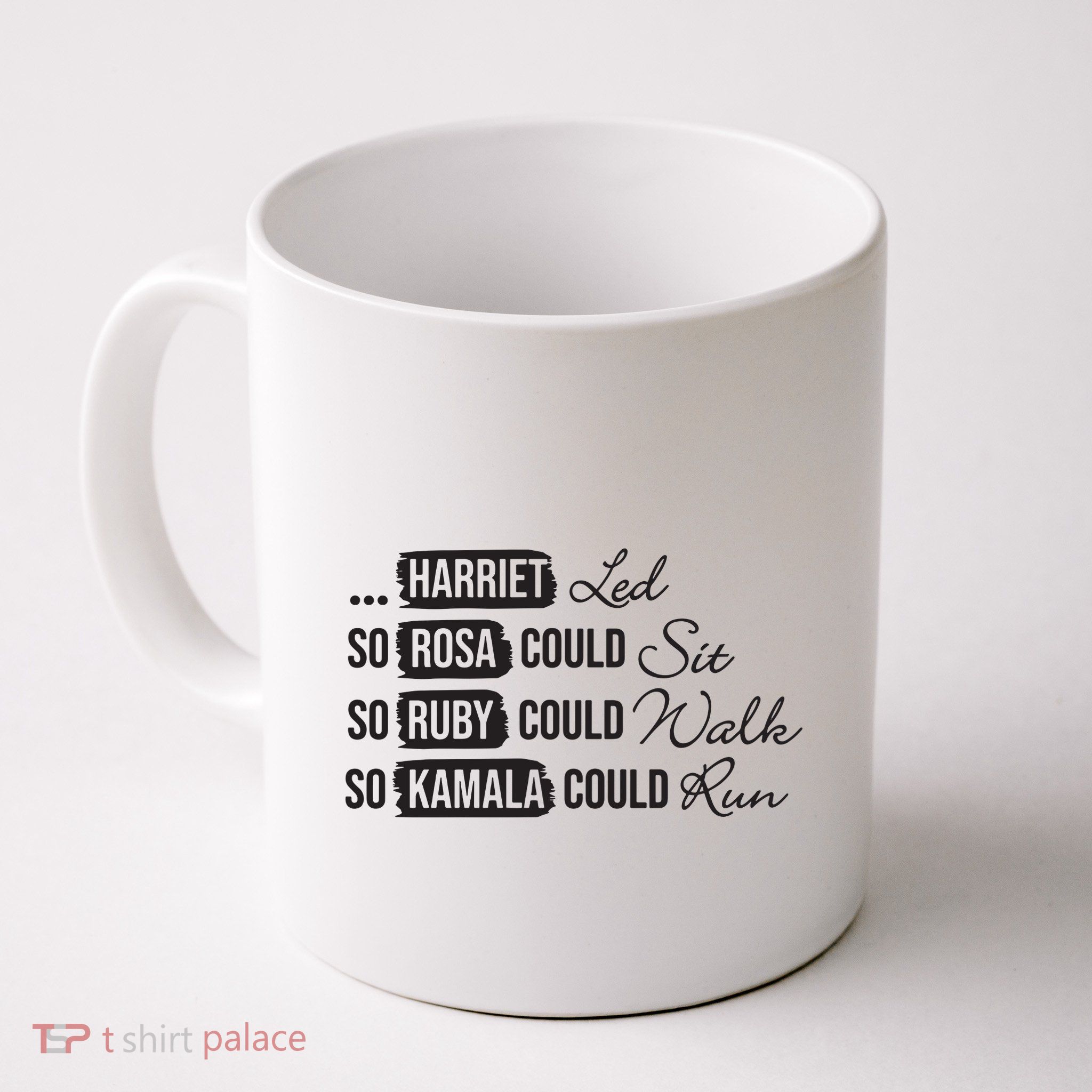Harriet Tubman Rosa Parks Ruby Bridges Kamala Harris Mug