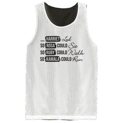 Harriet Tubman Rosa Parks Ruby Bridges Kamala Harris Mesh Reversible Basketball Jersey Tank