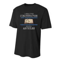 History Teachers Read The Constitution Distressed Youth Performance Sprint T-Shirt