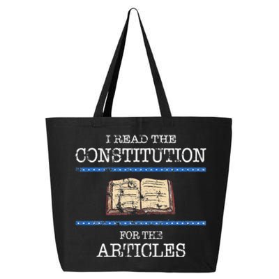 History Teachers Read The Constitution Distressed 25L Jumbo Tote