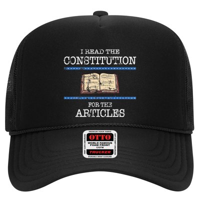 History Teachers Read The Constitution Distressed Trucker Hat