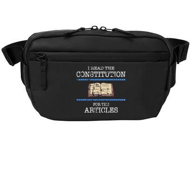 History Teachers Read The Constitution Distressed Crossbody Pack