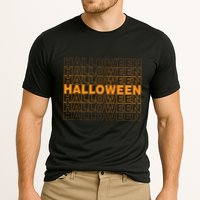 Halloween Text Repeated Performance Shirt