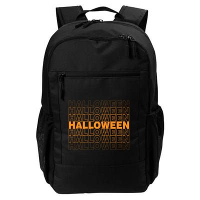 Halloween Text Repeated Backpack