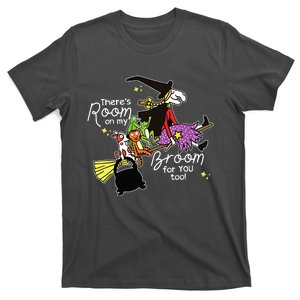 Halloween Theres Room On My Broom For You Too Teacher T-Shirt