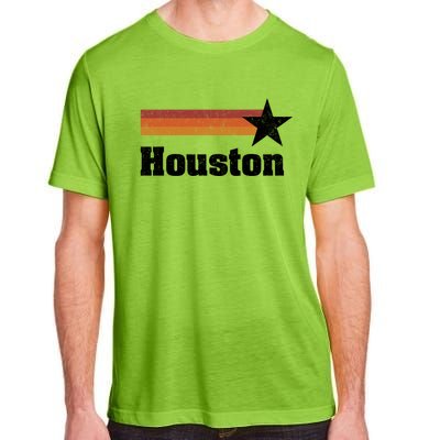 Houston Texas Retro Houston Souvenir Tx Apparel Adult ChromaSoft Performance T-Shirt