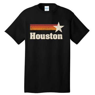 Houston Texas Retro Houston Souvenir Tx Apparel Tall T-Shirt