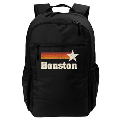 Houston Texas Retro Houston Souvenir Tx Apparel Daily Commute Backpack