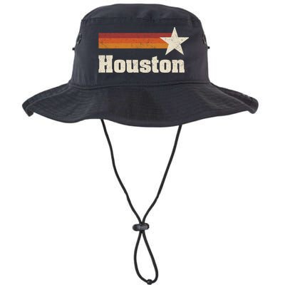 Houston Texas Retro Houston Souvenir Tx Apparel Legacy Cool Fit Booney Bucket Hat