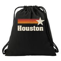 Houston Texas Retro Houston Souvenir Tx Apparel Drawstring Bag