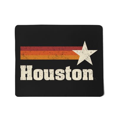 Houston Texas Retro Houston Souvenir Tx Apparel Mousepad