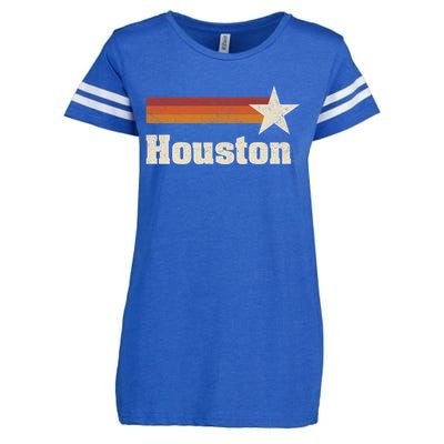 Houston Texas Retro Houston Souvenir Tx Apparel Enza Ladies Jersey Football T-Shirt