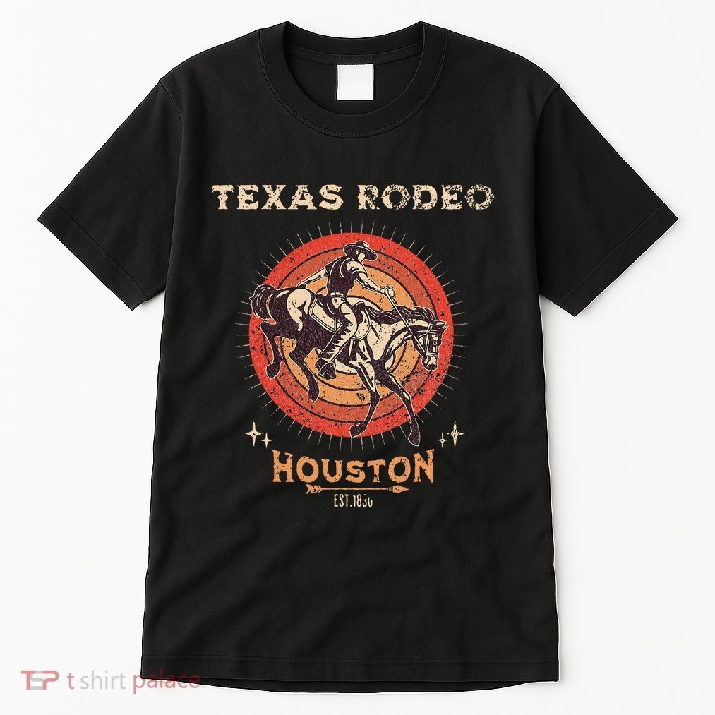 Houston Texas Rodeo Vintage Western Retro Cowboy Tall T-Shirt