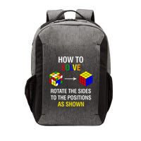 How To Solve Competitive Puzzle Funny Speed Cubing Math Vector Backpack