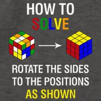 How To Solve Competitive Puzzle Funny Speed Cubing Math Vector Backpack