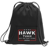 Hawk Tuah Spit On That Thing Sweatshirt Cinch Pack Bag