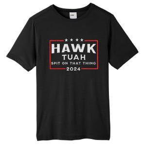 Hawk Tuah Spit On That Thing Tall Fusion ChromaSoft Performance T-Shirt