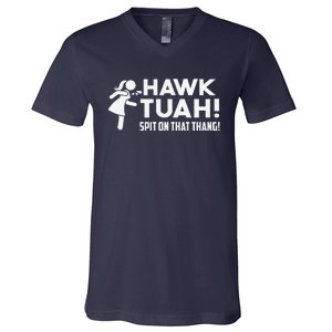 Hawk Tush Spit On That Thang Viral Election Parody July 4th V-Neck T-Shirt