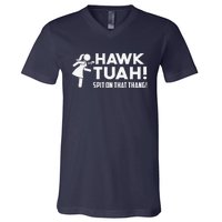 Hawk Tush Spit On That Thang Viral Election Parody July 4th V-Neck T-Shirt