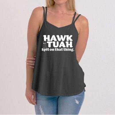 Hawk Tuah Spit On That Thang Women's Strappy Tank