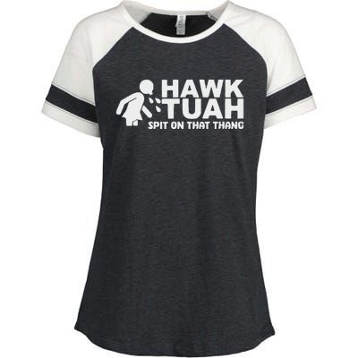 Hawk Tush Spit On That Thang Viral Election Parody Tank Top Enza Ladies Jersey Colorblock Tee