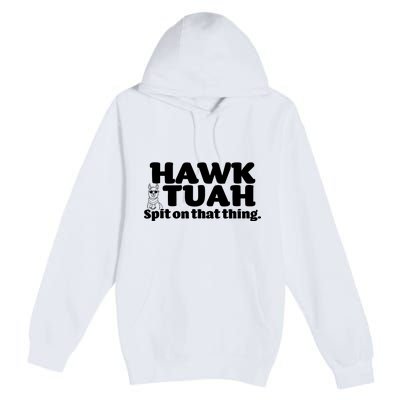 Hawk Tuah Spit On That Thang Premium Pullover Hoodie