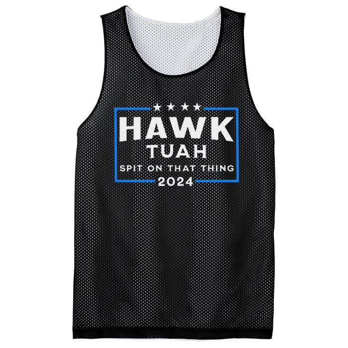 Hawk Tuah Spit On That Thing 2024 Mesh Reversible Basketball Jersey Tank