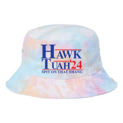 Hawk Tuah Spit On That Thang 2024 Tie Dye Newport Bucket Hat