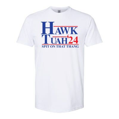 Hawk Tuah Spit On That Thang 2024 Softstyle CVC T-Shirt