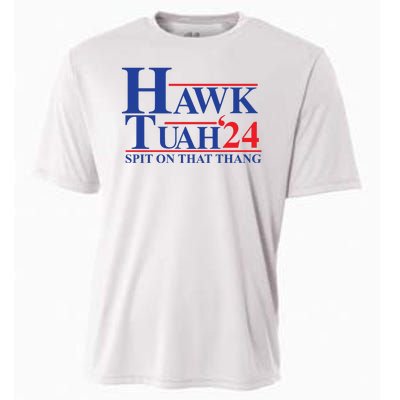 Hawk Tuah Spit On That Thang 2024 Cooling Performance Crew T-Shirt