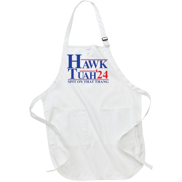 Hawk Tuah Spit On That Thang 2024 Full-Length Apron With Pockets