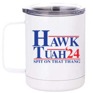 Hawk Tuah Spit On That Thang 2024 12 oz Stainless Steel Tumbler Cup