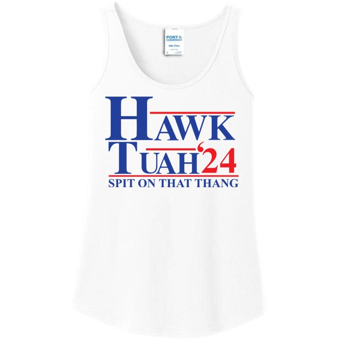 Hawk Tuah Spit On That Thang 2024 Ladies Essential Tank