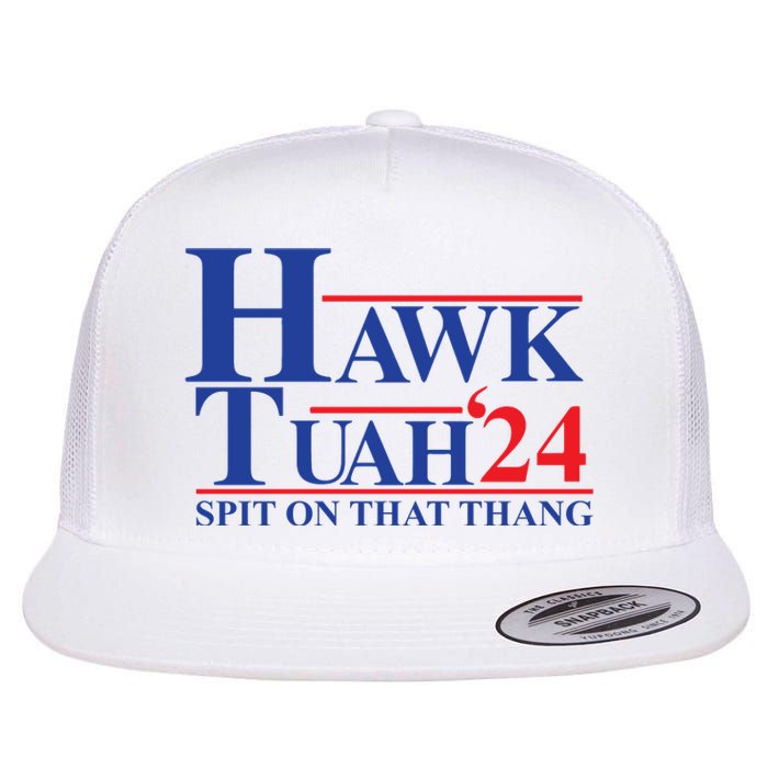 Hawk Tuah Spit On That Thang 2024 Flat Bill Trucker Hat