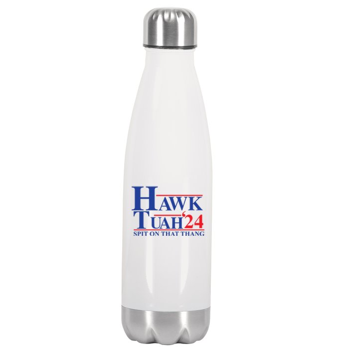 Hawk Tuah Spit On That Thang 2024 Stainless Steel Insulated Water Bottle