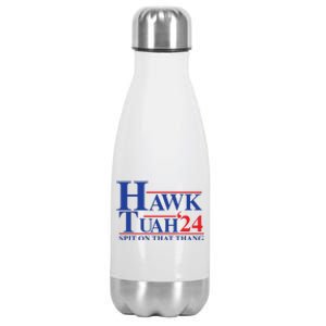 Hawk Tuah Spit On That Thang 2024 Stainless Steel Insulated Water Bottle