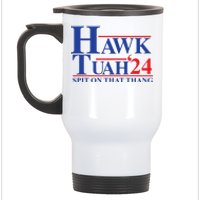 Hawk Tuah Spit On That Thang 2024 Stainless Steel Travel Mug