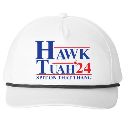 Hawk Tuah Spit On That Thang 2024 Snapback Five-Panel Rope Hat