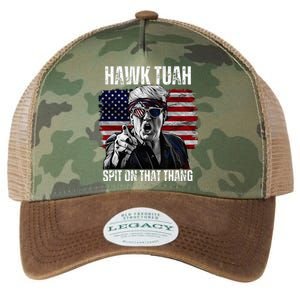 Hawk Tush Spit On That Thing Funny Legacy Tie Dye Trucker Hat