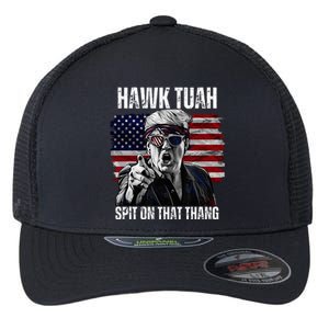 Hawk Tush Spit On That Thing Funny Flexfit Unipanel Trucker Cap