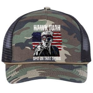 Hawk Tush Spit On That Thing Funny Retro Rope Trucker Hat Cap